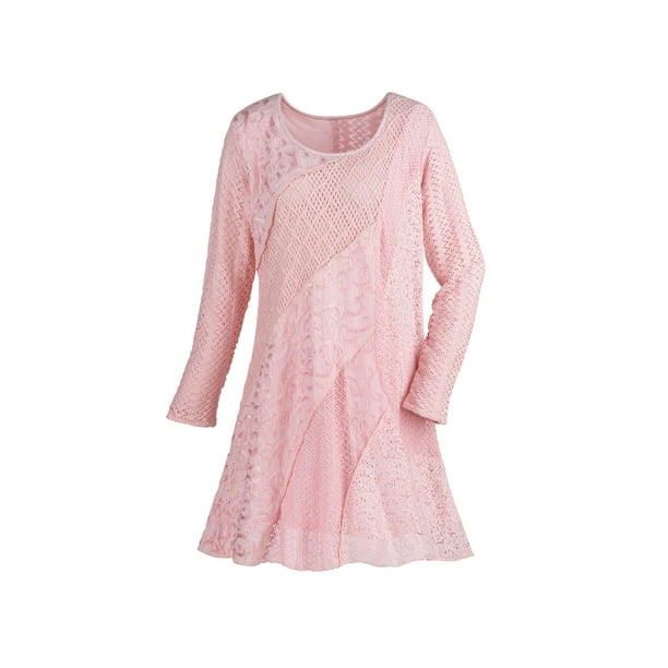 Epic Threads Toddler Girls Crochet-Trim Caftan Top Epic Threads Toddler Girls Crochet-Trim Caftan Top